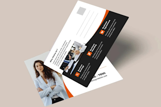 design professional postcard and usps eddm mailer