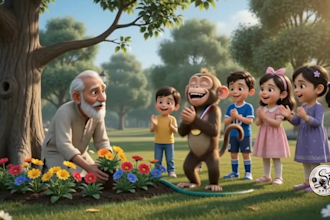 create 3d animated kids moral stories and funny adventure