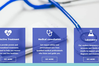 design ai medical website hospital website dental website