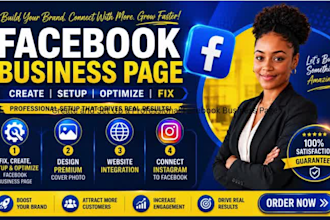 do social media setup social media account creation facebook business page setup