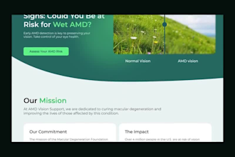 design an eye care website, optometrist, ophthalmology, optical clinic website