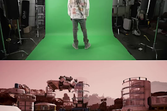 do professional green screen removal, rotoscoping, background replacement