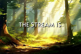 do custom stream overlay animated twitch overlay vtuber overlay for streamers