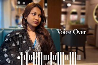 record a professional english and bangla voice over