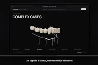 create a modern animated and interactive website