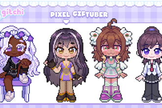 create custom pixel art pngtuber giftuber avatar veadotube twitch discord stream