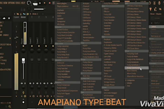 professional afrobeat, amapiano and rap instrumentals