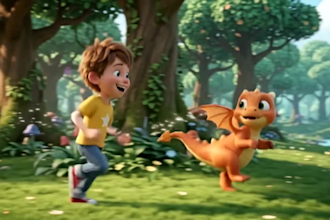 create a 3d cartoon animation video