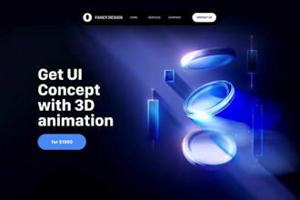 build interactive 3d website, threejs webgl gsap webflow landing page wix studio