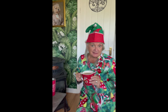 create a mature christmas ugc for your product or service