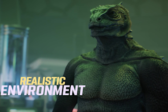 do cinematic 3d animation for you