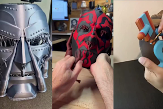 do 3d mask print and paint halloween mask wearable mask stl