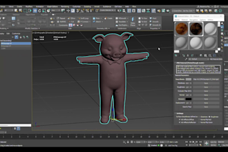 design and create game ready 3d characters with full lore