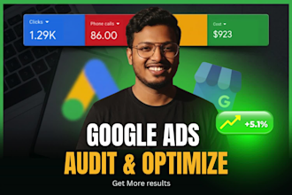 audit and optimization google ads campaigns for local service business and ecom