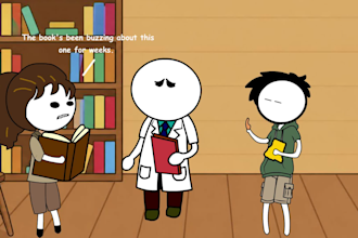 create professional 2d stick figure animation video