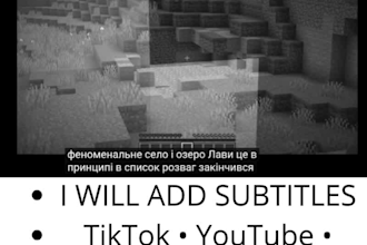add subtitles and translate your videos