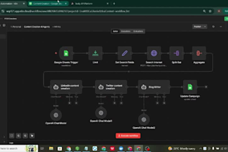 built multi ai agent content engine using n8n