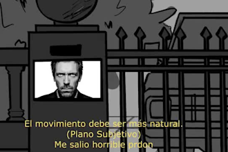 draw a professional animation storyboard or animatic for your project