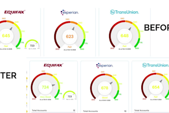 review inquiries, late payments and credit report errors