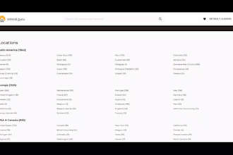 retreat website, retreat booking website, retreat booking website travel booking