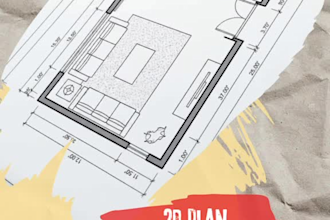 do professional interior design and 2d floor planning
