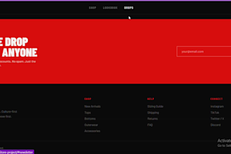 build responsive landing page
