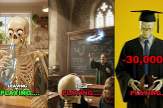 create viral 3d skeleton animation videos for shorts