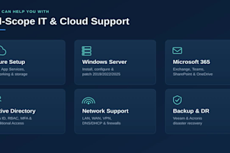 provide remote IT support and infrastructure support