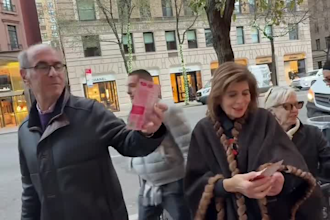 create christmas street interview ugc ads with real people