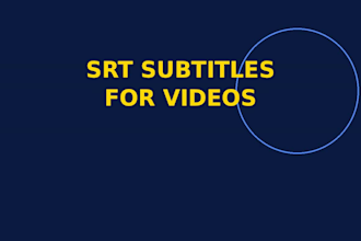 tanslate arabic to english subtitles and documents in 24h