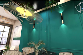 create an interior concept package for your business