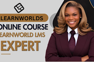 setup learnworlds online course design learnworlds website do learnworlds lms CV