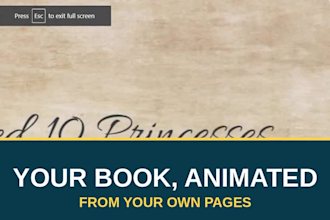 create a childrens book trailer video for kdp authors