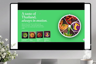 make you an experimental web design portfolio
