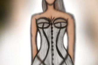 create fashion sketches and clothing designs