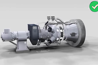 create 3d industrial animation for machinery, technical equipment and automation