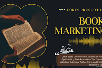 promote your book with professional book sales marketing and promotion