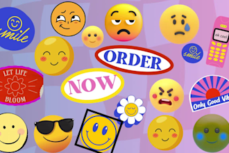 do whatsapp stickers, animated gifs, emojis, stickers, telegram stickers, emojis