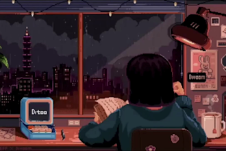create amazing lofi loop animation video