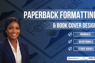 format christian paperback, design book cover for bookvault, publishdrive, kobo