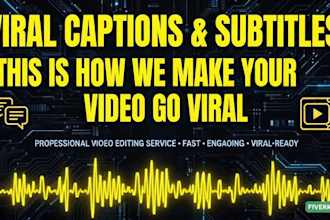 transcribe and add accurate srt subtitles to your long videos