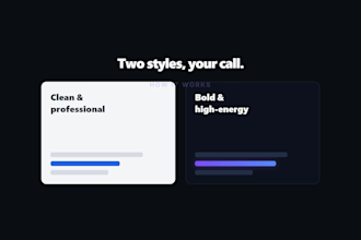 create a modern animated product promo video