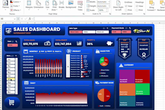 turn raw data into excel dashboards