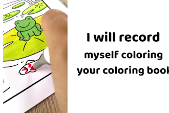 record myself coloring your coloring book