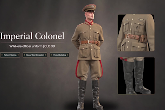 design 3d garments and character outfits for games