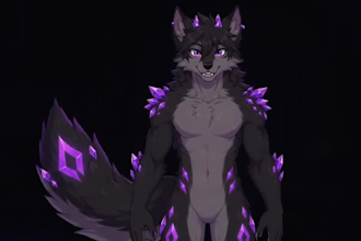 create furry vrchat avatar vrm warudo avatar arkit vtuber model charcter rigging