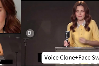 can clone your ai voice with a swaping face character in a video