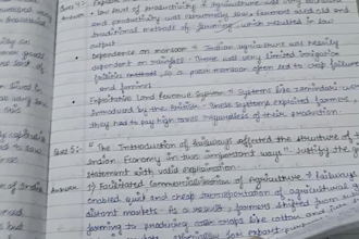 write neat handwritten notes