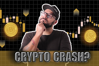 design viral crypto finance youtube thumbnails