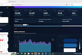 build an interactive python streamlit dashboard